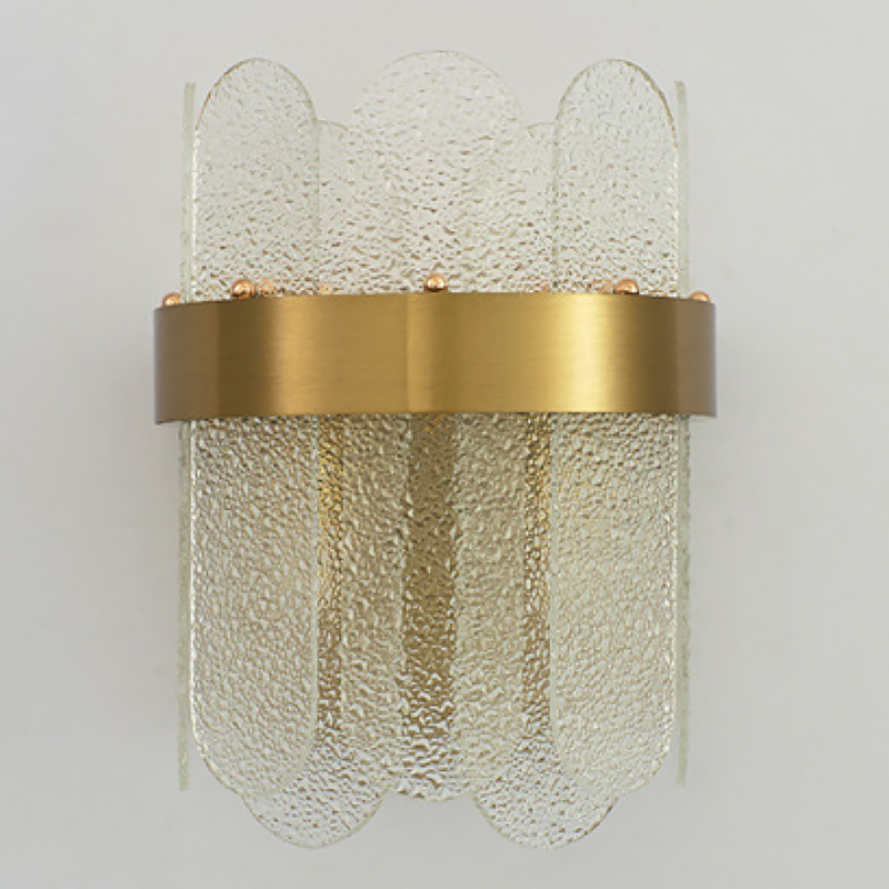 Бра Blount Raised Wall Lamp Прозрачное Стекло Латунь Бра Blount Raised Wall Lamp Прозрачное Стекло Латунь в Липецке | Loft Concept