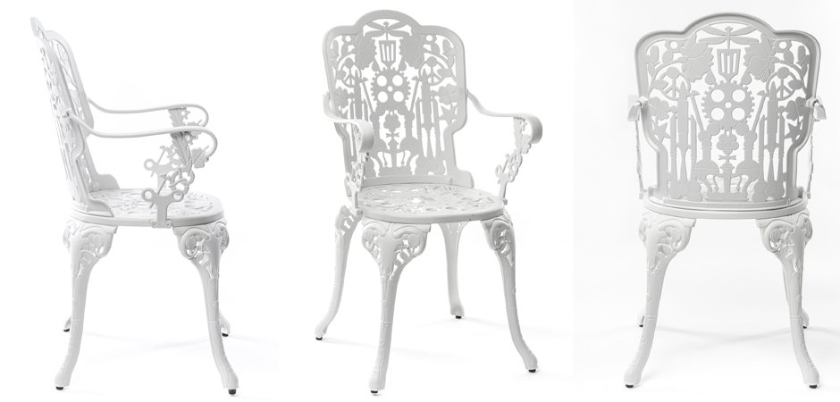 Стул Seletti Industry Collection ALUMINIUM ARMCHAIR – WHITE Стул Seletti Industry Collection ALUMINIUM ARMCHAIR – WHITE - Loft-Concept в Липецке