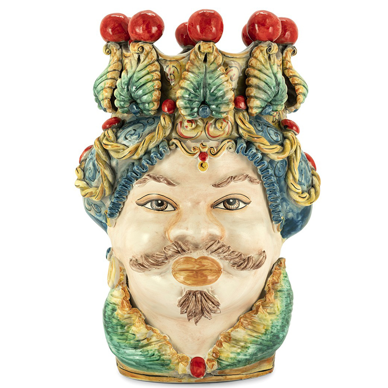Ваза VASE MORO MAN BIG TRAD. Мульти Ваза VASE MORO MAN BIG TRAD. Мульти в Липецке | Loft Concept