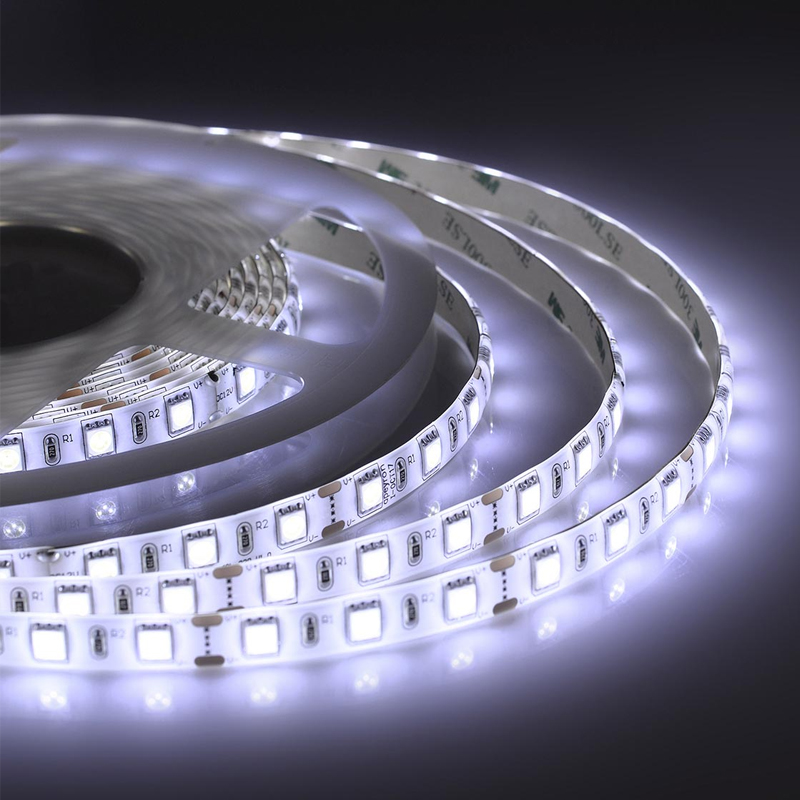 Светодиодная влагозащищенная лента 14,4W/m 60LED/m 5050SMD холодный белый Белый Светодиодная влагозащищенная лента 14,4W/m 60LED/m 5050SMD холодный белый Белый в Липецке | Loft Concept