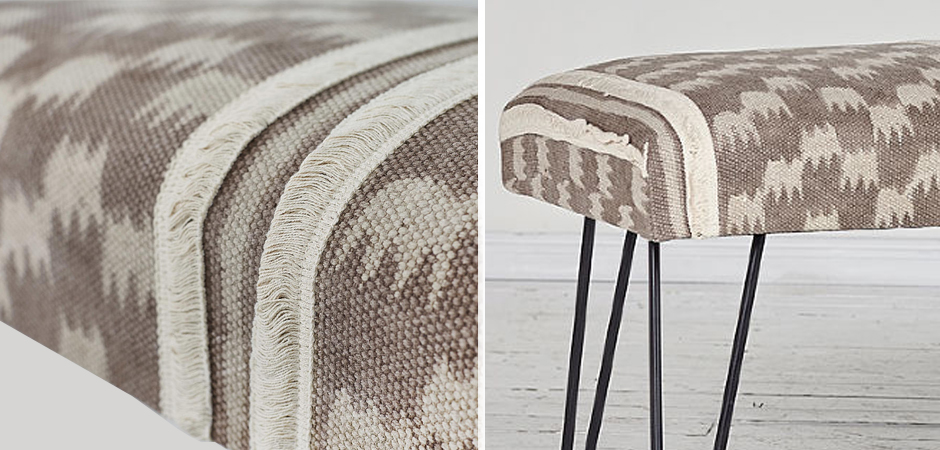 Оттоманка Beige Kilim Ornament Оттоманка Beige Kilim Ornament - Loft-Concept в Липецке
