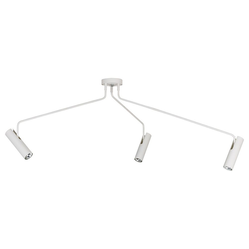 Потолочный светильник Tibo Branches Trumpet Tube white 3 Белый Потолочный светильник Tibo Branches Trumpet Tube white 3 Белый в Липецке | Loft Concept