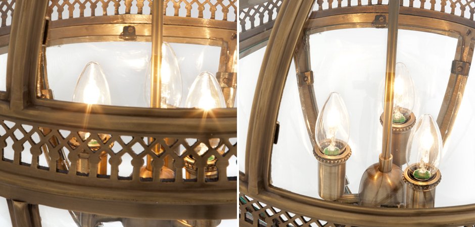 Люстра Lantern Residential Brass M Люстра Lantern Residential Brass M - Loft-Concept в Липецке