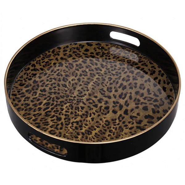Поднос Leopard Коричневый Поднос Leopard Коричневый в Липецке | Loft Concept