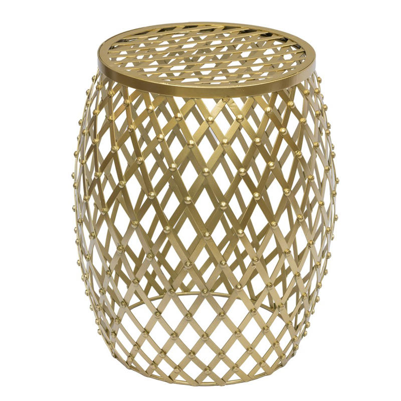 Табурет Stool Barrel Золотой Табурет Stool Barrel Золотой в Липецке | Loft Concept