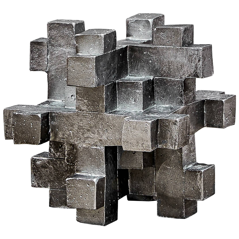 Аксессуар Cube Abstraction Серебряный Аксессуар Cube Abstraction Серебряный в Липецке | Loft Concept