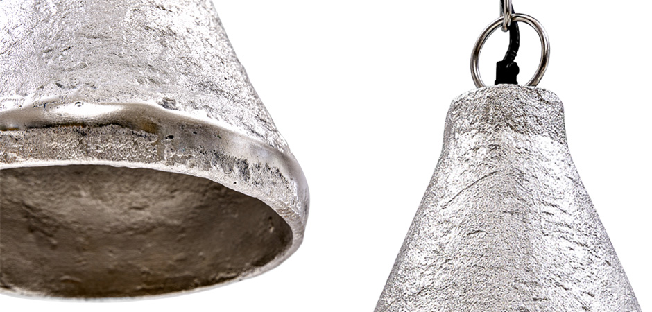 Подвесной светильник Rough Silver Pendant Подвесной светильник Rough Silver Pendant - Loft-Concept в Липецке