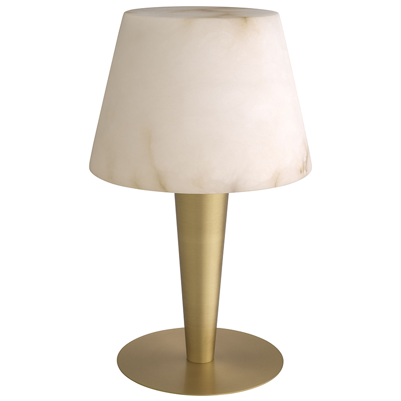 Настольная лампа Eichholtz Table Lamp Scarlette Бежевый Белый Мрамор Bianco Латунь Настольная лампа Eichholtz Table Lamp Scarlette Бежевый Белый Мрамор Bianco Латунь в Липецке | Loft Concept