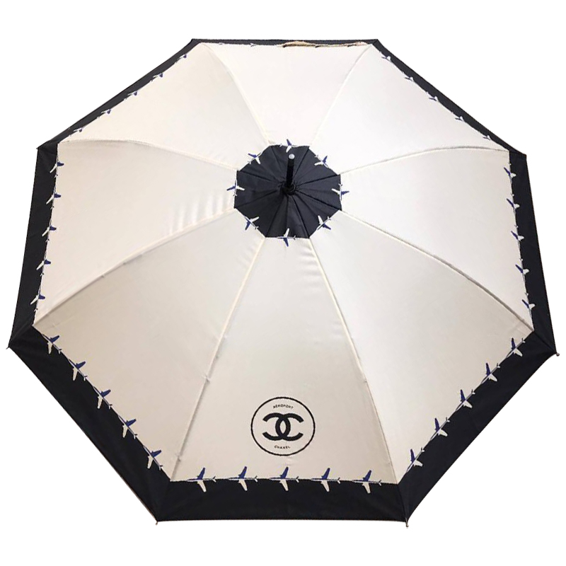 Зонт раскладной CHANEL дизайн 015 Бежевый цвет Бежевый Черный Коричневый Зонт раскладной CHANEL дизайн 015 Бежевый цвет Бежевый Черный Коричневый в Липецке | Loft Concept