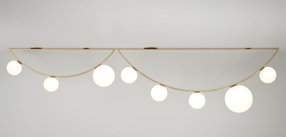 Потолочный светильник Atelier Areti Girlande Ceiling Crescent 5 Потолочный светильник Atelier Areti Girlande Ceiling Crescent 5 - Loft-Concept в Липецке
