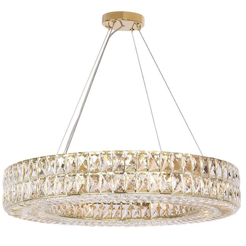 Люстра Crystal Regena Gold Chandelier 13 Золотой Прозрачный (Transparent) в Липецке | Loft Concept 