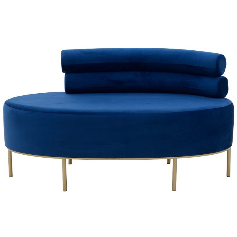 Кушетка Fening Lounge Sapphire Blue Сапфирово-синий Золотой Кушетка Fening Lounge Sapphire Blue Сапфирово-синий Золотой в Липецке | Loft Concept