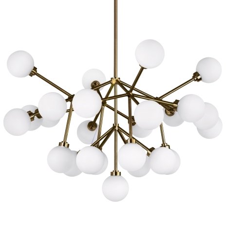 Люстра Tech Lighting Mara Chandelier Золотой Белый Люстра Tech Lighting Mara Chandelier Золотой Белый в Липецке | Loft Concept