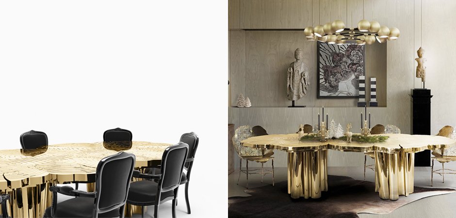 Обеденный стол Fortuna dining table by Boca do lobo Обеденный стол Fortuna dining table by Boca do lobo - Loft-Concept в Липецке