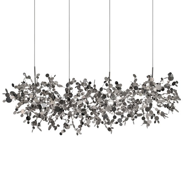 Люстра Terzani Argent Suspension Linear Хром Люстра Terzani Argent Suspension Linear Хром в Липецке | Loft Concept