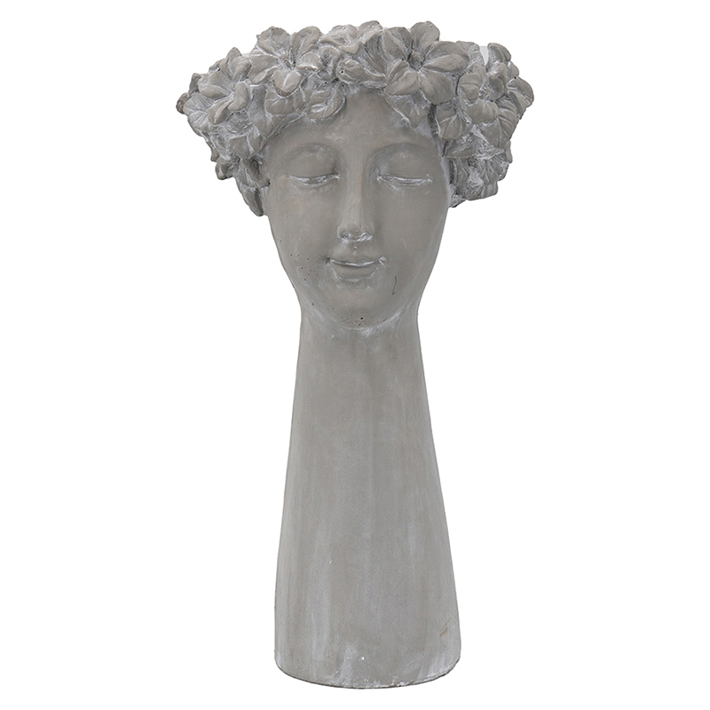 Ваза Agata Bust Vase Серый Ваза Agata Bust Vase Серый в Липецке | Loft Concept