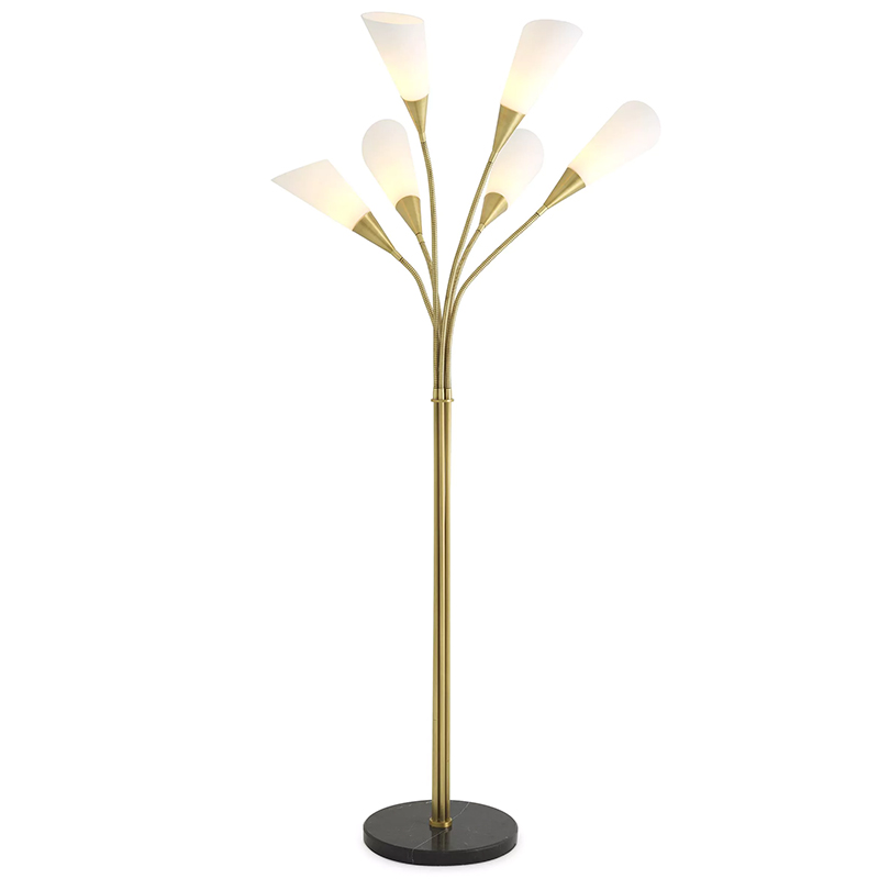 Торшер Eichholtz Floor Lamp Gagnon Черный Мрамор Nero Латунь Белый Торшер Eichholtz Floor Lamp Gagnon Черный Мрамор Nero Латунь Белый в Липецке | Loft Concept