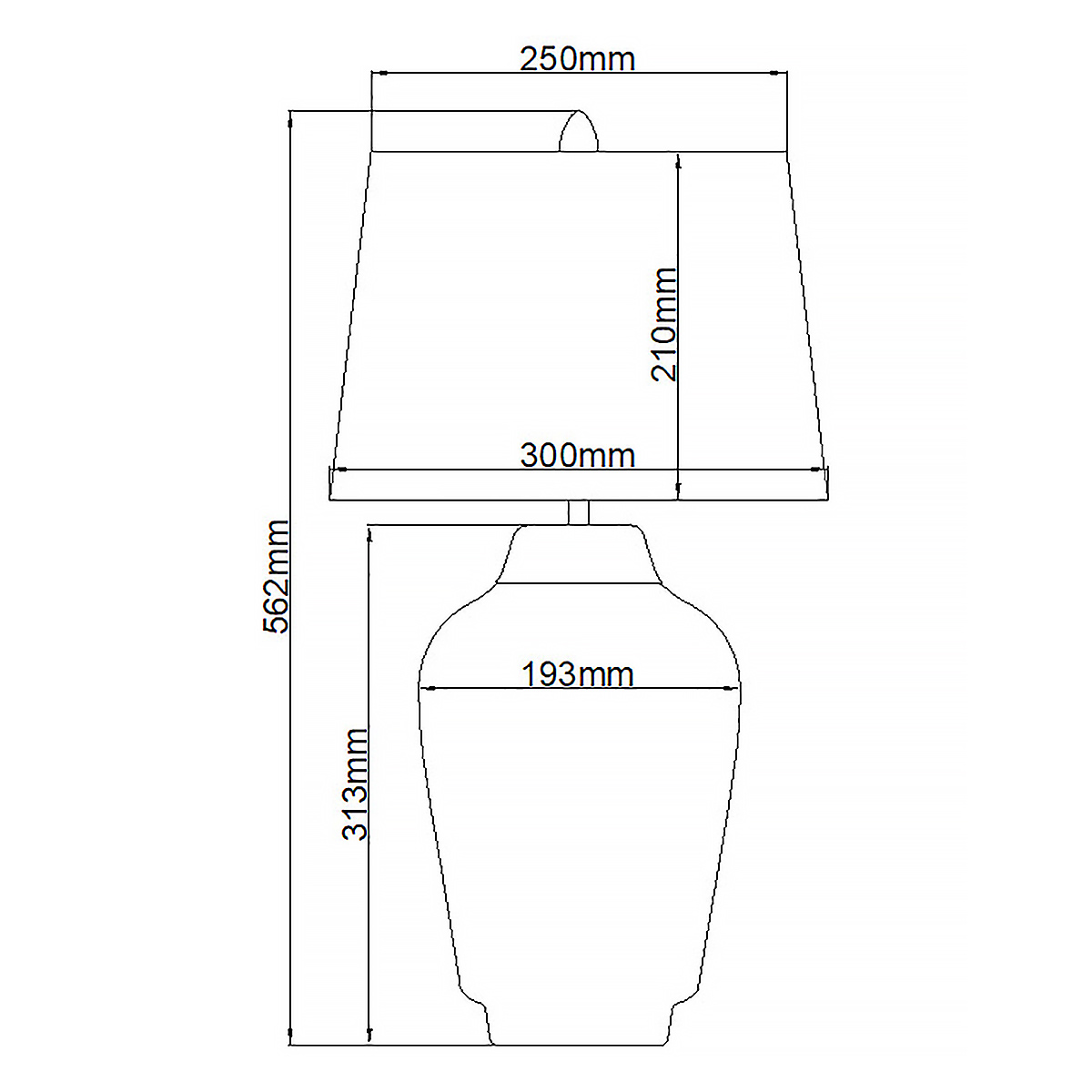 Настольная лампа с белым конусным абажуром и ребристым керамическим основанием Quintiesse в Липецке