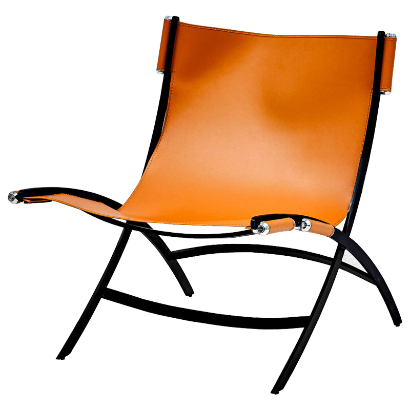 Кресло Ambre Chair Оранжевый Черный Кресло Ambre Chair Оранжевый Черный в Липецке | Loft Concept