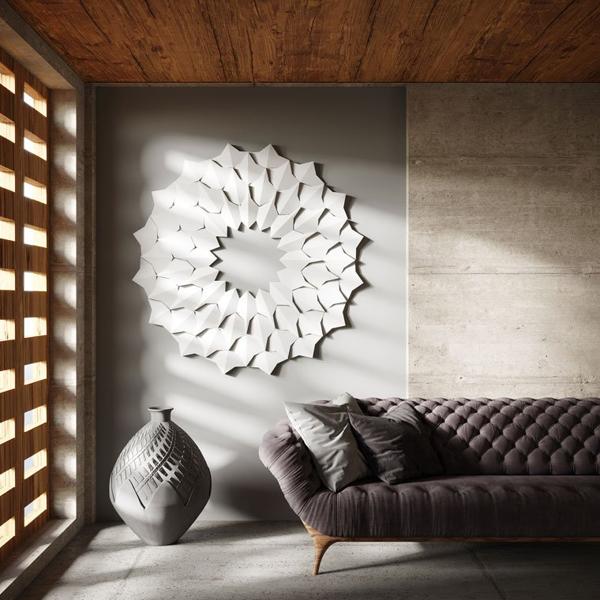 Гипсовая 3D Панель DRAGON SCALE - A B C D Гипсовая 3D Панель DRAGON SCALE - A B C D в Липецке | Loft Concept