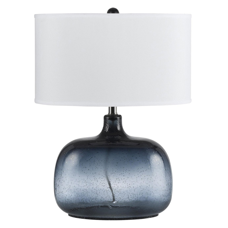 Настольная лампа Ozanne Table lamp Белый Темно-синий Настольная лампа Ozanne Table lamp Белый Темно-синий в Липецке | Loft Concept