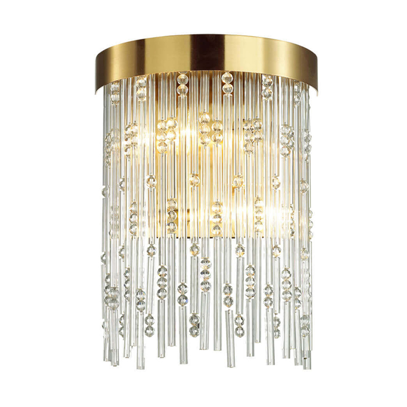 Бра Hailstorm Rain Kerri Wall lamp gold Прозрачный (Transparent) Золотой Бра Hailstorm Rain Kerri Wall lamp gold Прозрачный (Transparent) Золотой в Липецке | Loft Concept