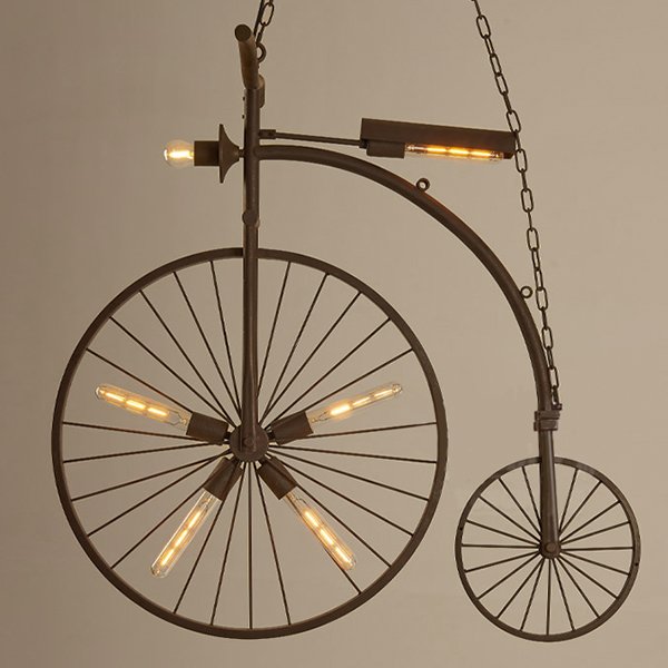 Сhandelier Loft BIKE Искусственная бурая ржавчина Сhandelier Loft BIKE Искусственная бурая ржавчина в Липецке | Loft Concept