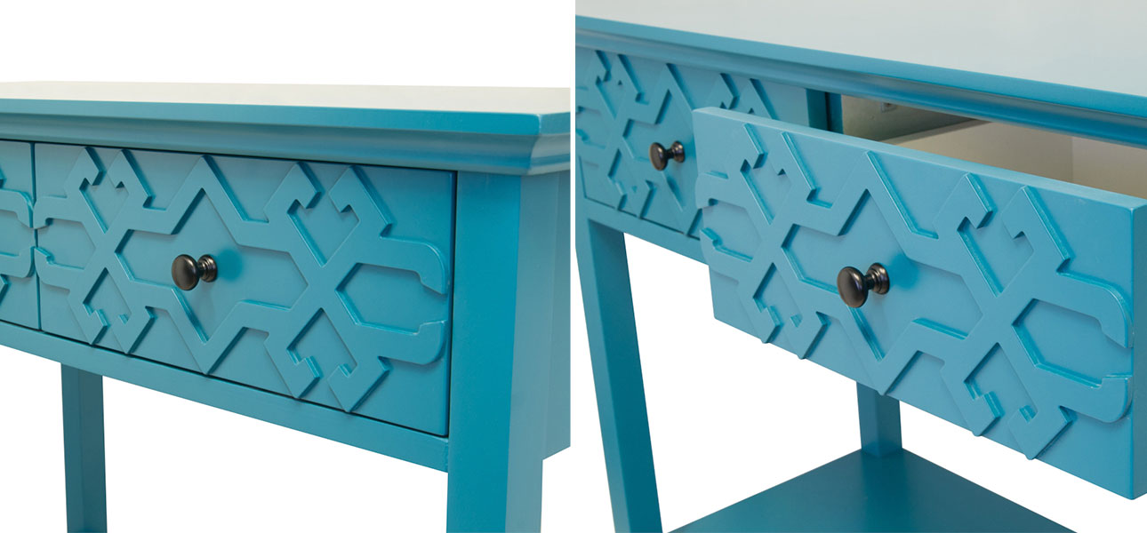 Консоль цвет бирюзовый Country Style - фото №1