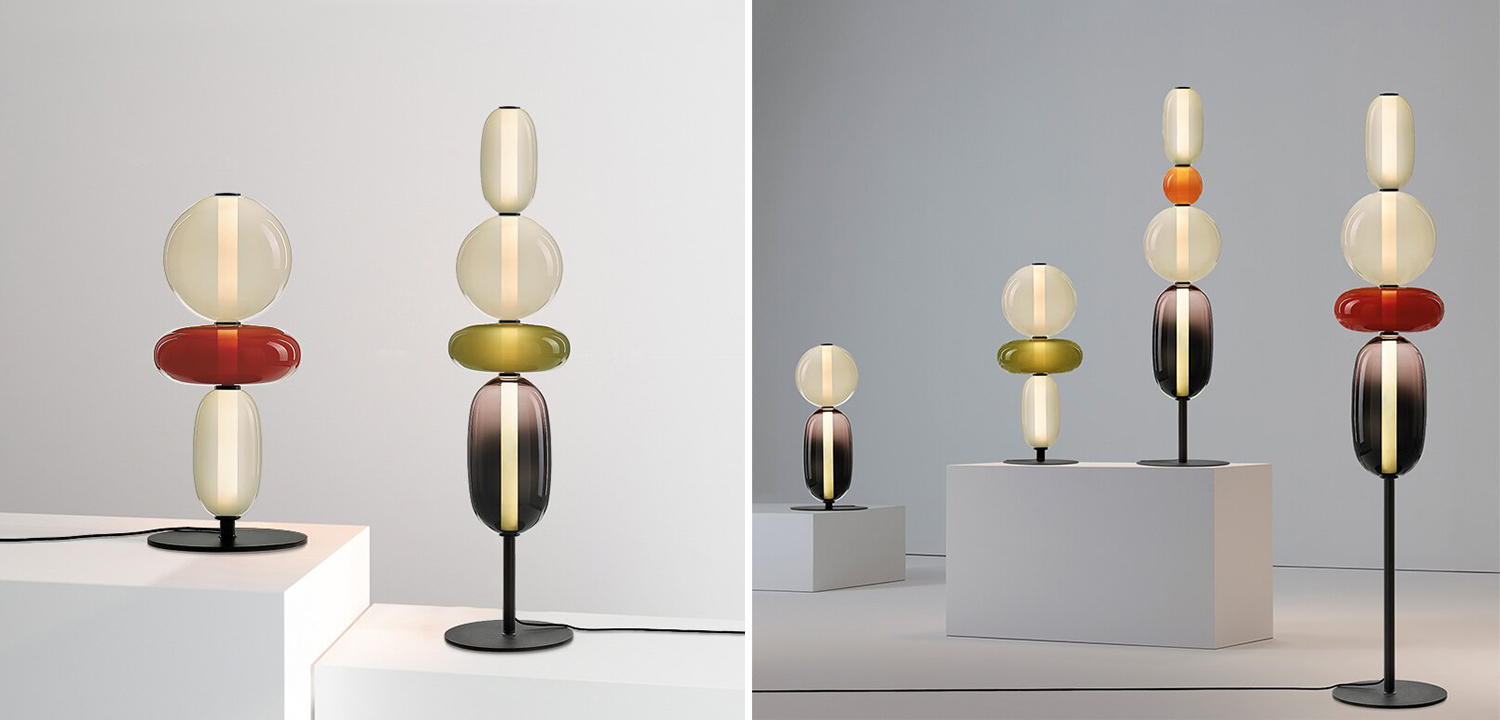 Торшер PEBBLES B в стиле Bomma 130 см - фото