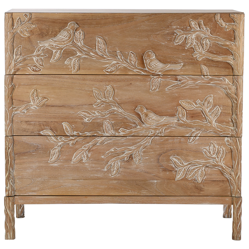 Комод с птицами Land & Sky Chest of Drawers Древесина Комод с птицами Land & Sky Chest of Drawers Древесина в Липецке | Loft Concept