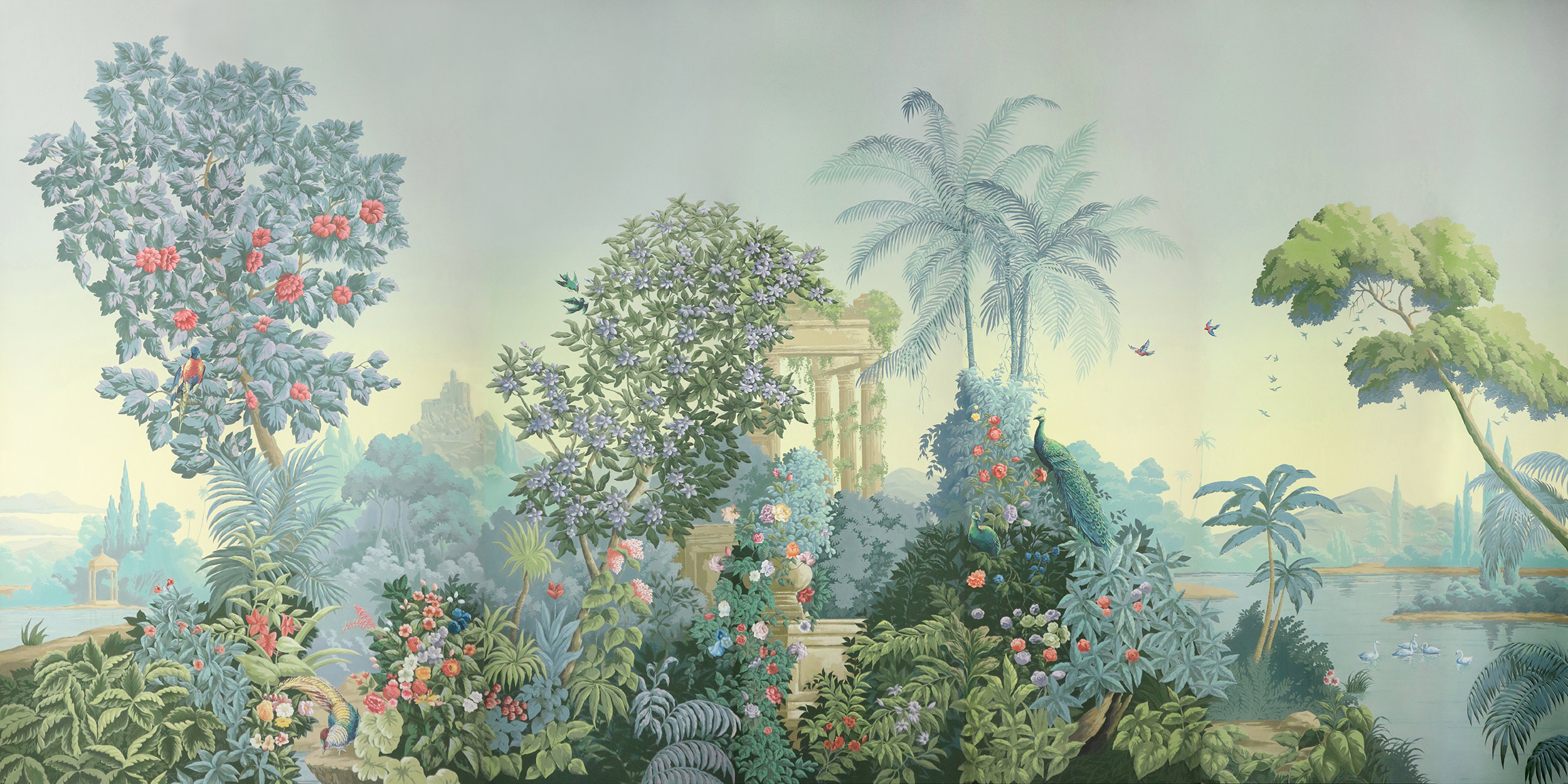 Обои ручная роспись Paradise Lost Celeste on scenic paper Обои ручная роспись Paradise Lost Celeste on scenic paper - постер Loft-Concept в Липецке