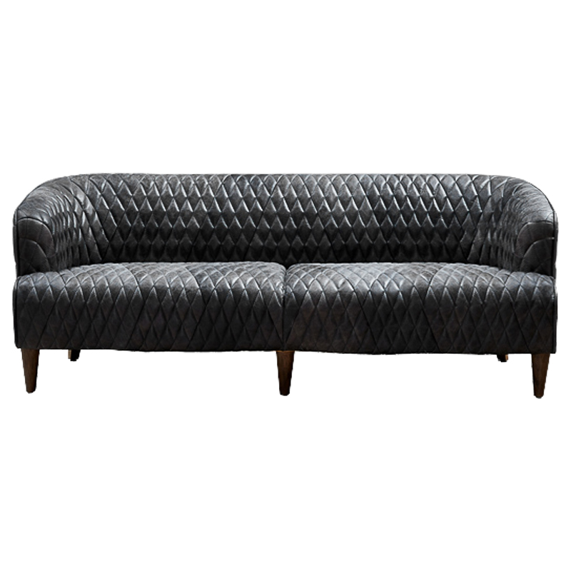 Диван Rhombuses Upholstery Graphite Sofa Графитовый Диван Rhombuses Upholstery Graphite Sofa Графитовый в Липецке | Loft Concept