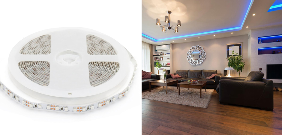 Светодиодная лента 9,6W/m 120LED/m 3528SMD синий 5M Светодиодная лента 9,6W/m 120LED/m 3528SMD синий 5M - Loft-Concept в Липецке