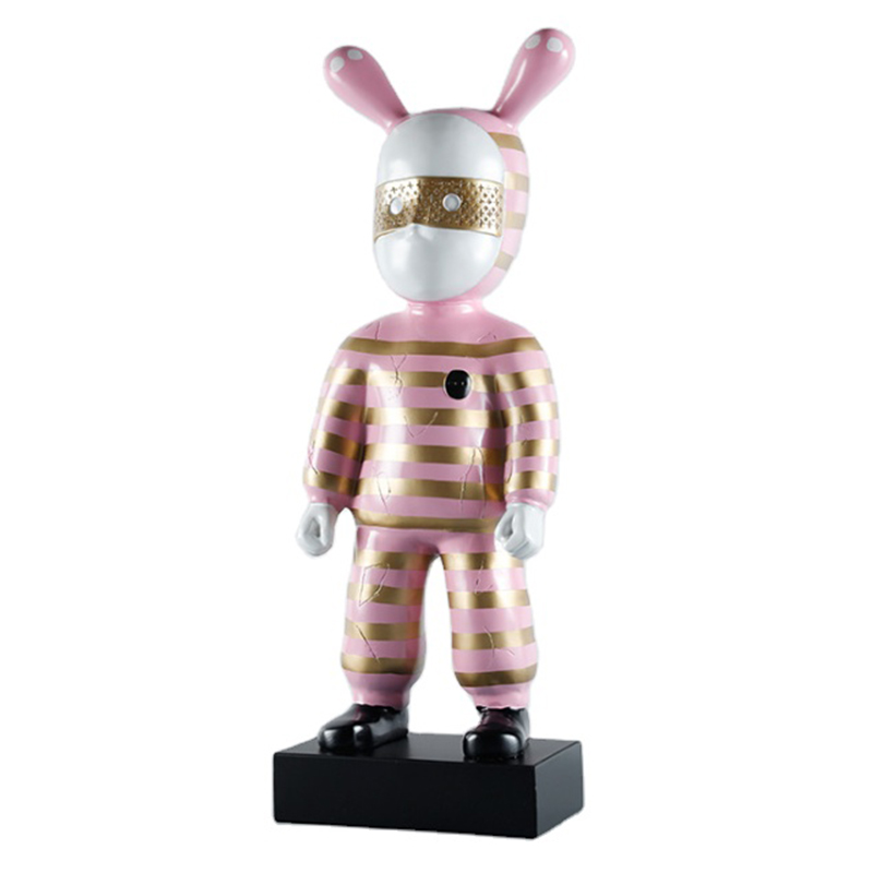 Rolito Large Figurine Pink Розовый Черный Золотой Rolito Large Figurine Pink Розовый Черный Золотой в Липецке | Loft Concept