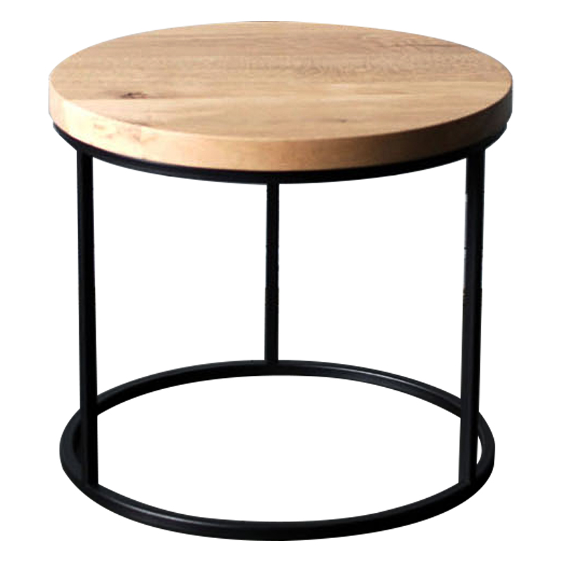 Кофейный стол Aston Industrial Metal Rust Coffee Table Светлый дуб Черный Кофейный стол Aston Industrial Metal Rust Coffee Table Светлый дуб Черный в Липецке | Loft Concept