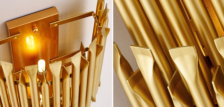 Бра MATHENY III WALL LAMP by DELIGHTFULL Gold Бра MATHENY III WALL LAMP by DELIGHTFULL Gold - Loft-Concept в Липецке