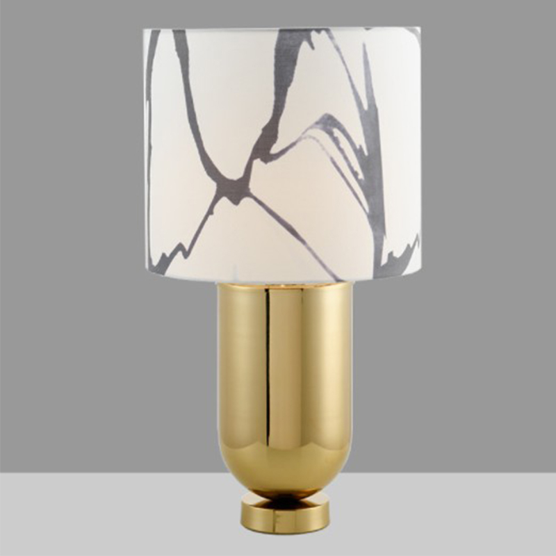 Настольная лампа Adeline Gold Table Lamp Золотой Белый Настольная лампа Adeline Gold Table Lamp Золотой Белый в Липецке | Loft Concept