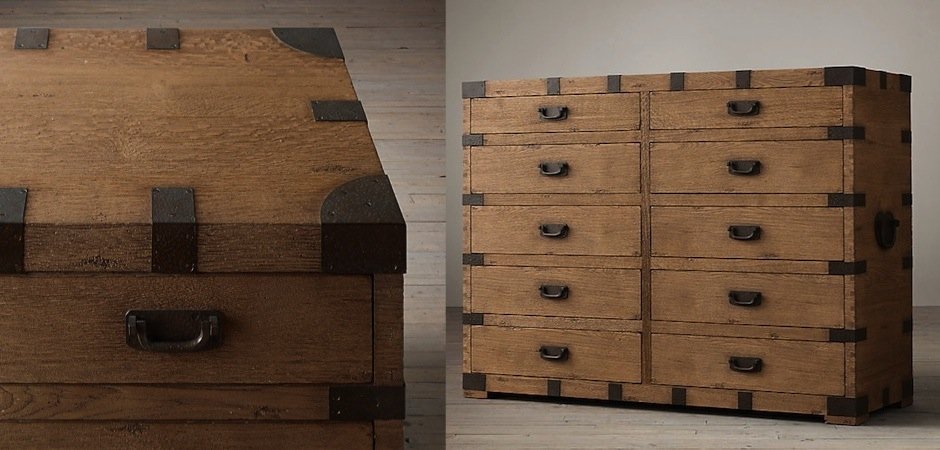 Комод в винтажном стиле Vintage Antique Oak Big Комод в винтажном стиле Vintage Antique Oak Big - Loft-Concept в Липецке