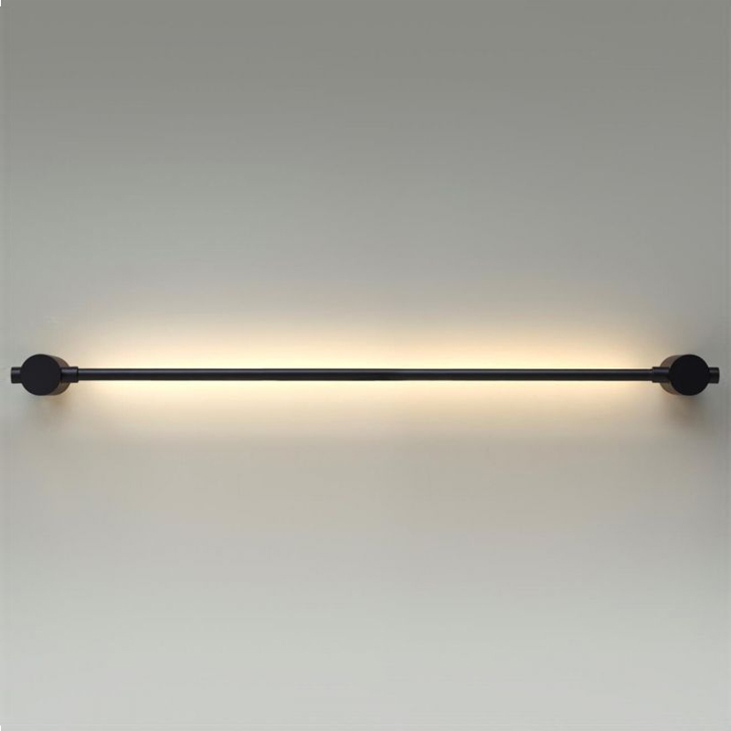 Черное светодиодное бра Trumpet tube Wide Черный матовый Черный Черное светодиодное бра Trumpet tube Wide Черный матовый Черный в Липецке | Loft Concept