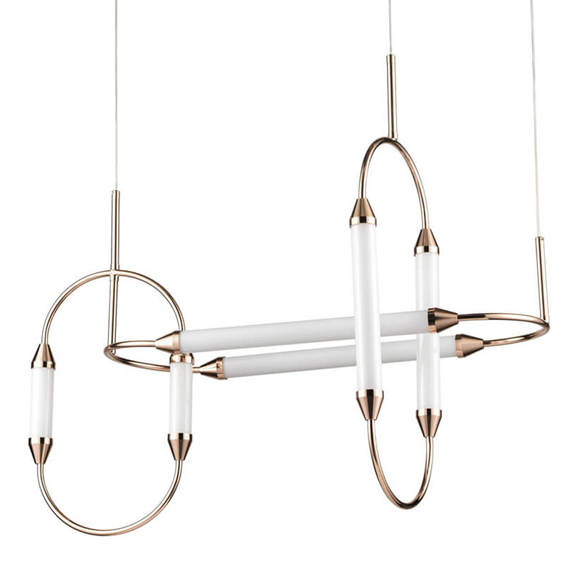 Люстра Giopato & Coombes CIRQUE chandelier Skyline Medium Gold Золотой в Липецке | Loft Concept 