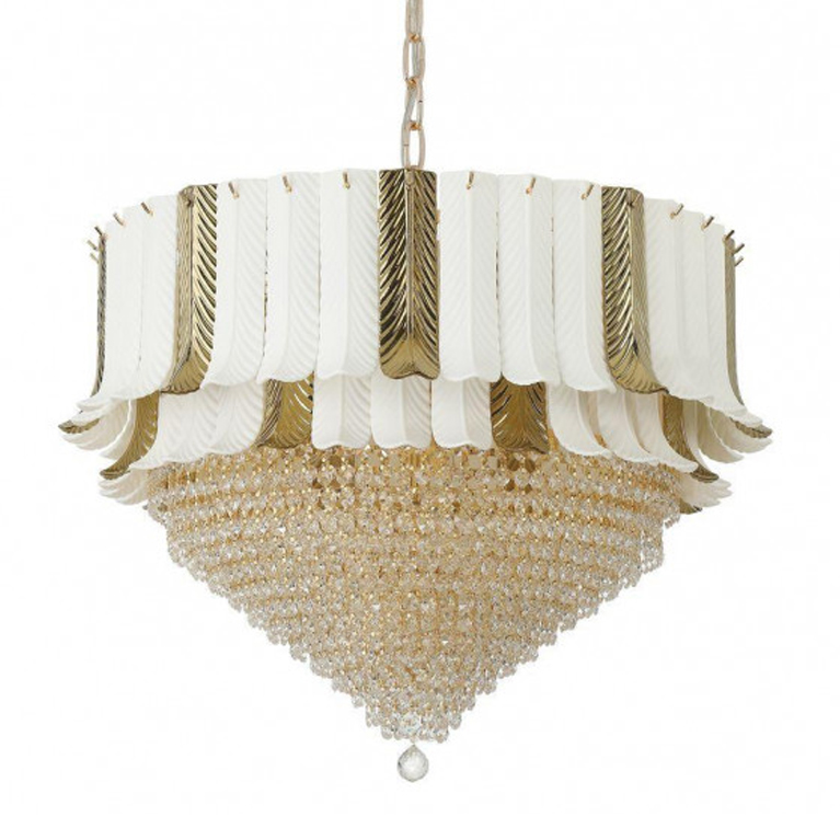 Люстра Aronson Chandelier 70 Прозрачный Золотой Люстра Aronson Chandelier 70 Прозрачный Золотой в Липецке | Loft Concept