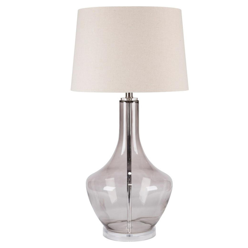 Настольная лампа Fantina Table lamp gray Белый Светло-серый Настольная лампа Fantina Table lamp gray Белый Светло-серый в Липецке | Loft Concept