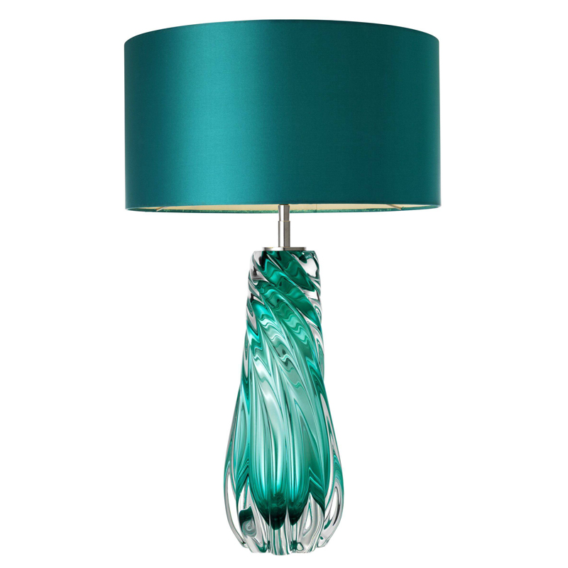 Настольная лампа Eichholtz Table Lamp Barron Бирюзовый Никель Настольная лампа Eichholtz Table Lamp Barron Бирюзовый Никель в Липецке | Loft Concept