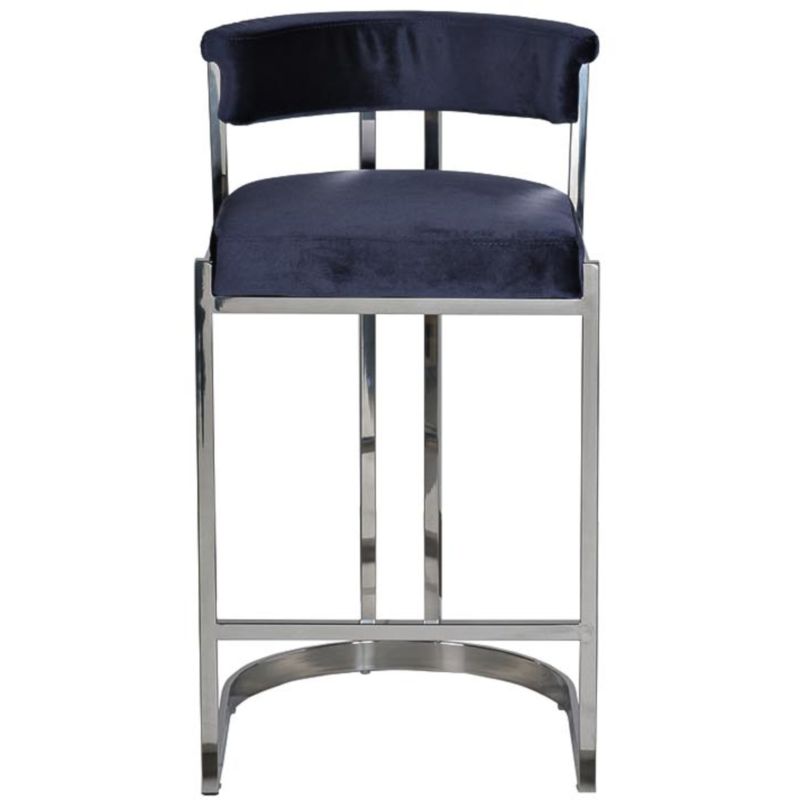 Стул барный Moselle dark blue Темно-синий Стул барный Moselle dark blue Темно-синий в Липецке | Loft Concept