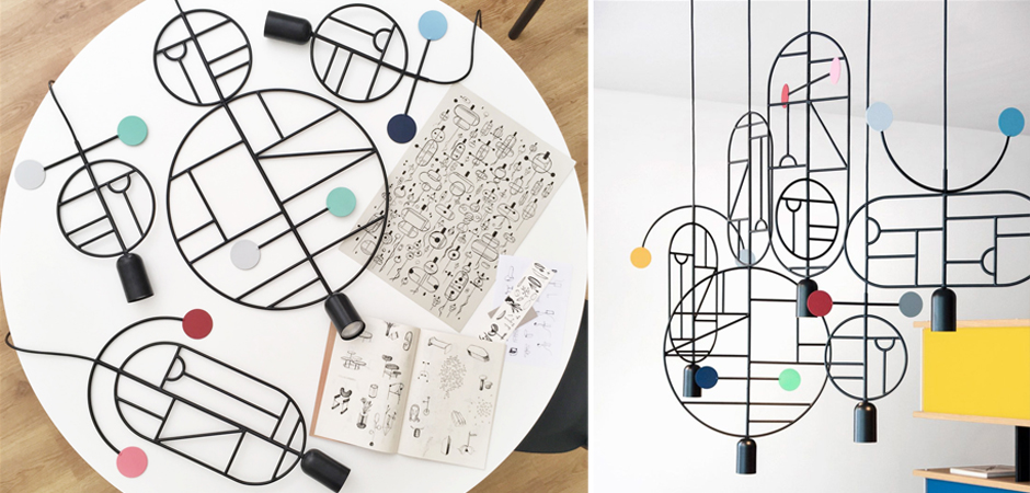 Подвесной Светильник Lines & Dots Home Adventures LDS07 Подвесной Светильник Lines & Dots Home Adventures LDS07 - Loft-Concept в Липецке