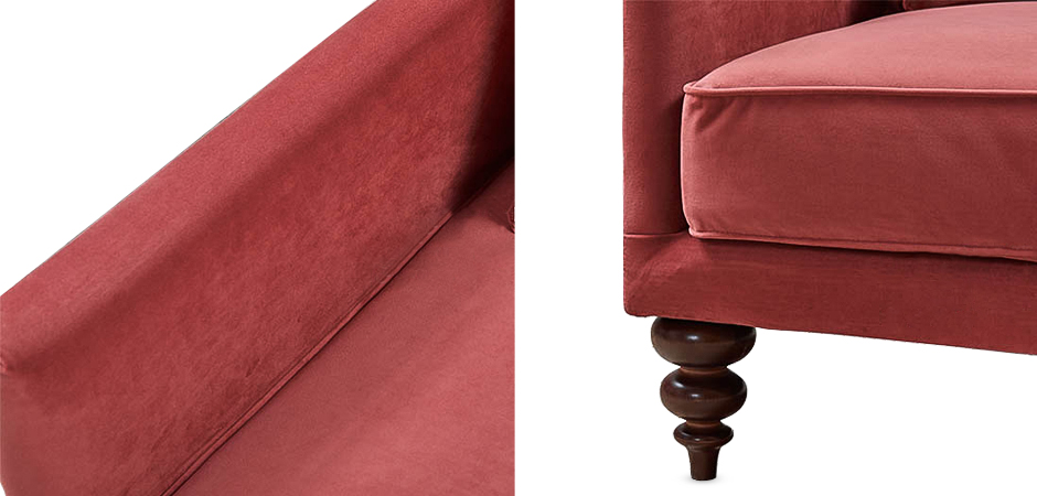 Диван Graceful Details Sofa Crimson Диван Graceful Details Sofa Crimson - Loft-Concept в Липецке