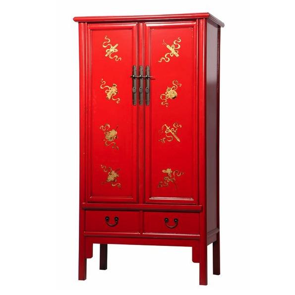 Шкаф Chinese Rack Red Красный Шкаф Chinese Rack Red Красный в Липецке | Loft Concept