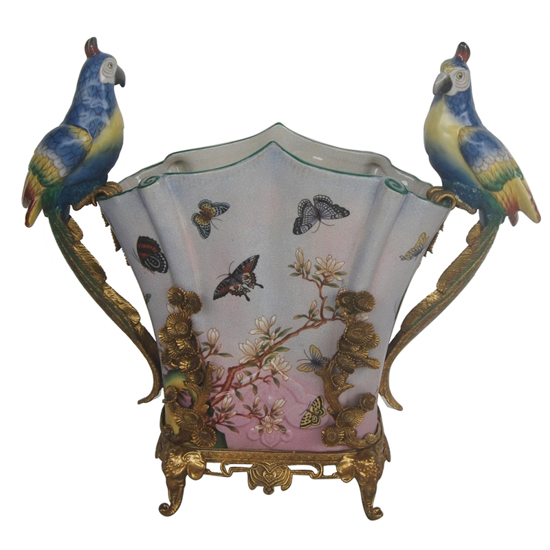 Ваза Parrots Guards Vase Бронза Мульти Ваза Parrots Guards Vase Бронза Мульти в Липецке | Loft Concept