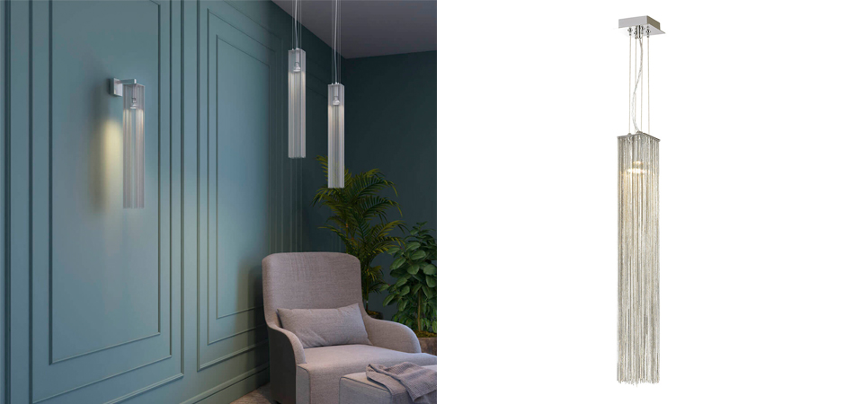 Подвесной светильник Atlantis Chain Nickel One Подвесной светильник Atlantis Chain Nickel One - Loft-Concept в Липецке