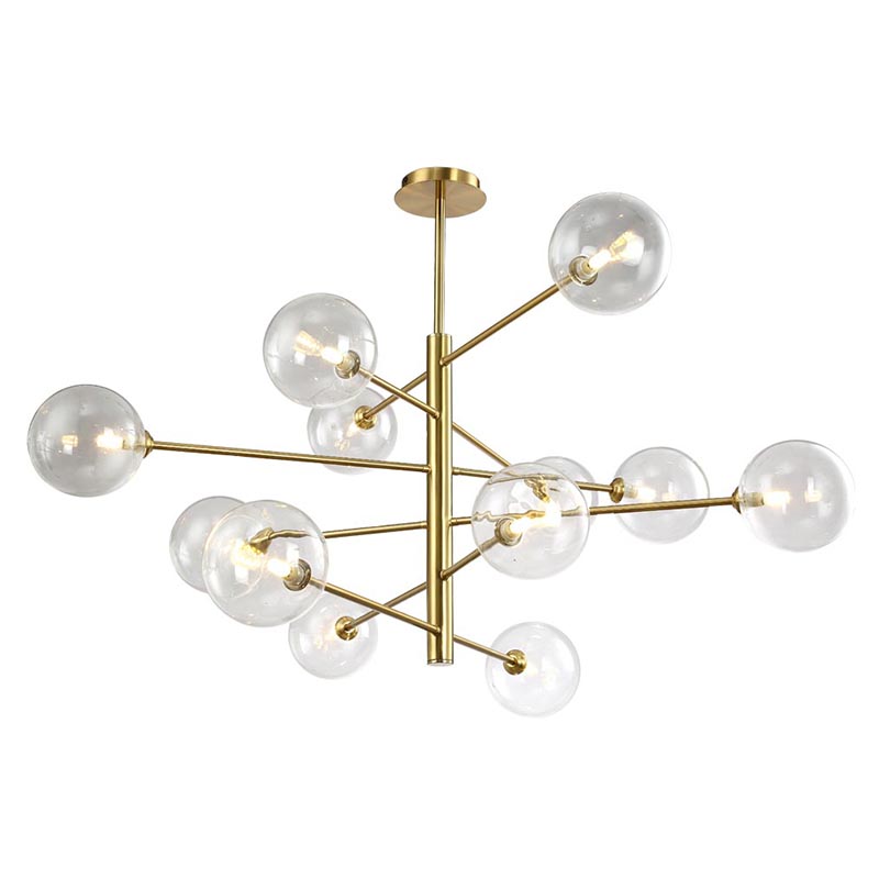 Люстра Gallotti & Radice Chandelier Gold 12 Глянцевое золото Люстра Gallotti & Radice Chandelier Gold 12 Глянцевое золото в Липецке | Loft Concept